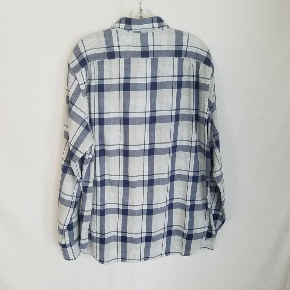 Bonobos‎ Plaid Button Front Long Sleeve Shirt SLIM FIT Mens Size XL